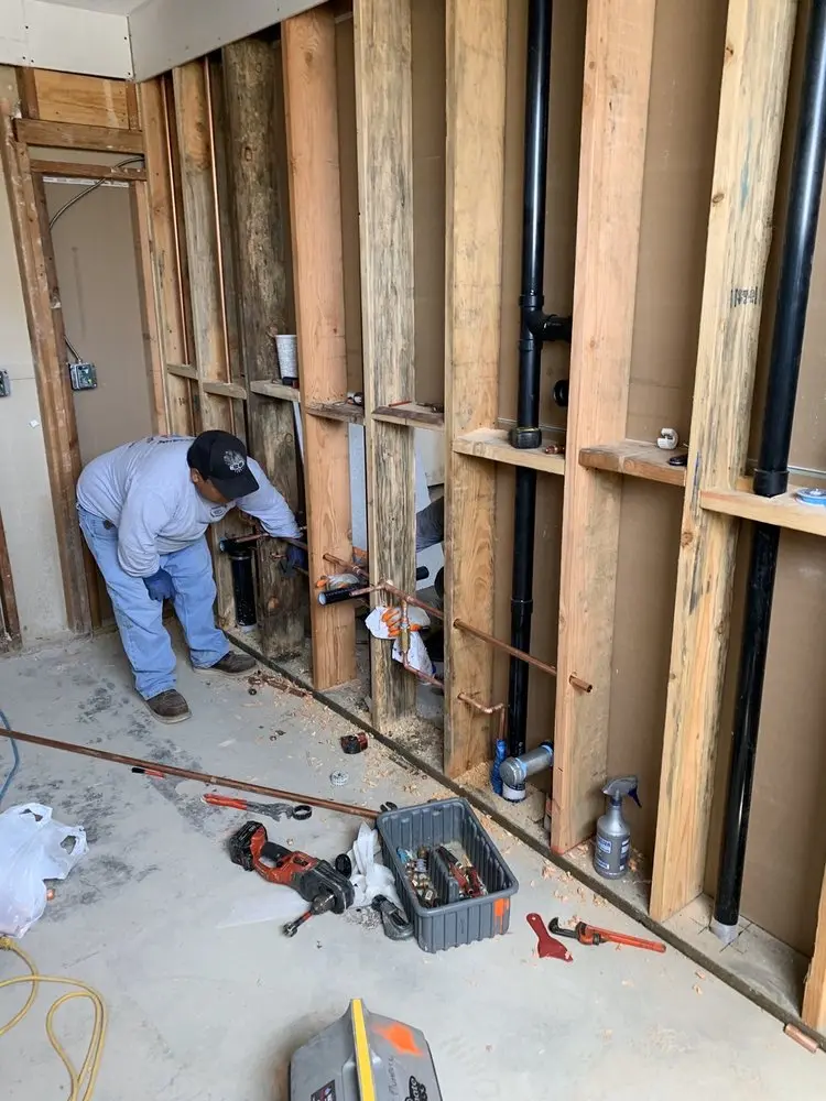 Commercial rough-in plumbing for Water Heater Replacement in Frogtown
